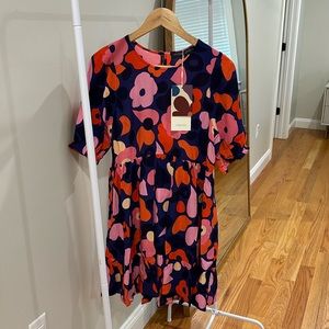 Mister Zimi Lottie Mini Dress in Juniper